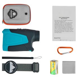 Golf Rangefinder, 1300 Yards Laser Golfing Hunting Range Finder, 6X Magnification Distance Measuring, Golfing Accessory with External Magnet Moun